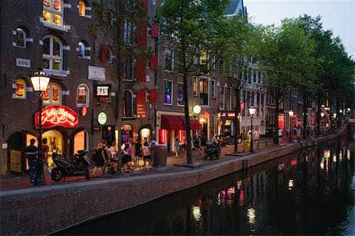 Red Light district in Amsterdam